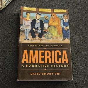 America: A Narrative History Book